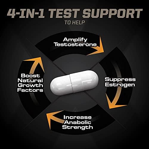 PMD Methyl Andro Hardcore Testosterone Support - 90 Capsules | DHEA and FenuPro, Lean Muscle and Strength Gains Support