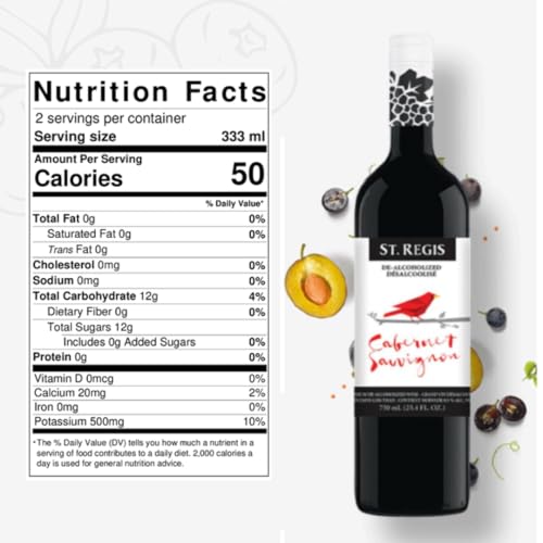 St Regis Cabernet Sauvignon (non alcoholic wine)