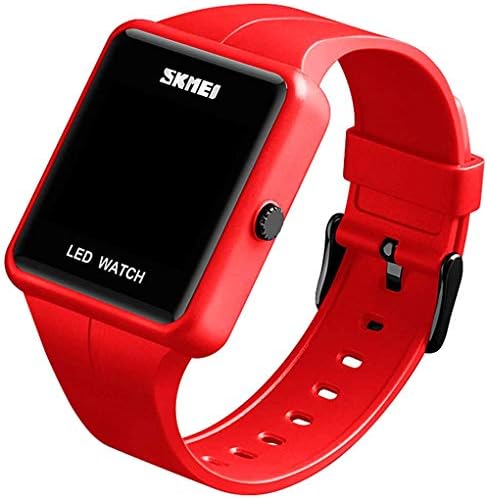 Gosasa Large Face LED Digital Watch Date Time 3Bar Waterproof Wristwatch Men Women Sports Watches
