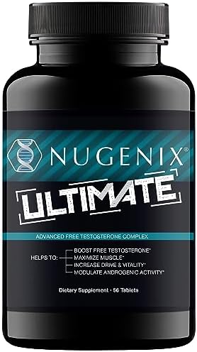 Nugenix Ultimate, Testosterone Booster, 120 tablets | Maximize Muscle, Increase Drive, Modulate Androgenic Activity
