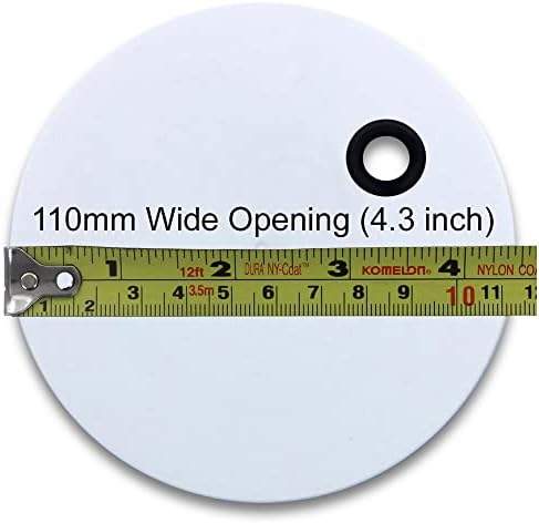 Drilled Lid with Grommet For One Gallon Wide Mouth Glass Jar