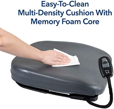 Carex Premium Power 20 inch Chair Lift for Stand Assist - Chair Lift Assist Devices for Easy Lift Assist - Fully Electric Power Seat for 100% Sit to Stand Lift Supports up to 300 lbs