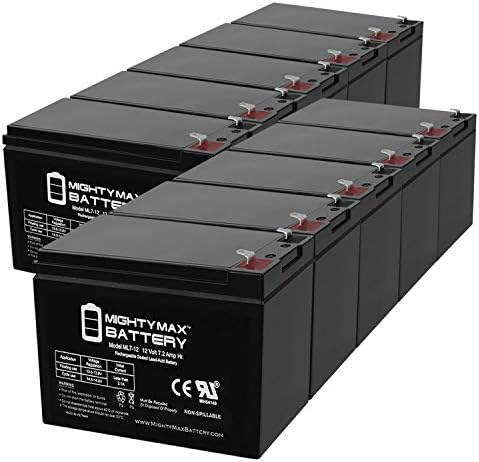 Mighty Max Battery 12V 7Ah SLA Battery Replaces BB BP7.5-12, HR8-12, HR9-12T2-10 Pack