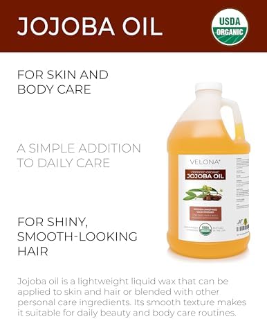 velona USDA Organic Castor Oil - 64 fl oz, Cold Pressed, USP Grade