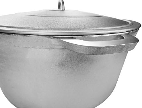 Uniware 9900 Super Quality Aluminum Caldero,Dutch Oven, 51 QT,Silver (55cm (21.7-Inch))