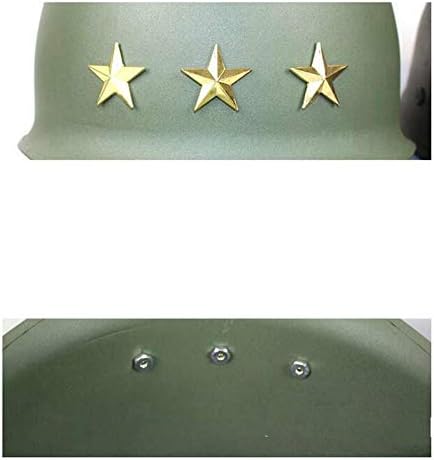M1 Replica Helmet with Inner Helmet M1 Double Decker Helmet World War USA Army Safety Steel Helmet