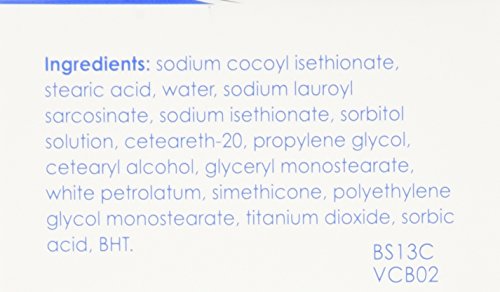 Vanicream Cleansing Bar 3.9 oz For Sensitive Skin, Pack of 4