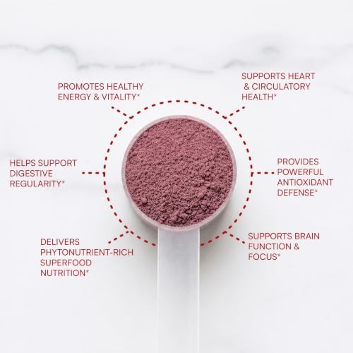Purity Products Super Reds Powder Phytonutrient Superfood Drink Mix w/FloraGLO Lutein - Phytonutrient Blend containing Polyphenols