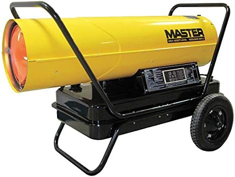 MASTER 400TMHD-KFA 400, 000 BTU Kerosene/Diesel Forced Air Torpedo Heater w/Thermostat, Portable Forced Air Torpedo Heater for Construction, Shop