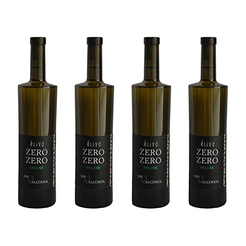 Élivo Zero Zero Deluxe Red Dealcoholized 0.0% Non-Alcoholic Red Wine From Spain 750ml, Low Sugar, Low Calories (1 Bottle)