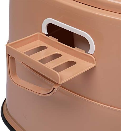 VINGLI Portable Toilet | Indoor Outdoor Commode w/Detachable Inner Bucket & Removable Paper Holder, Lightweight & Compact for Camping, Boat, Van
