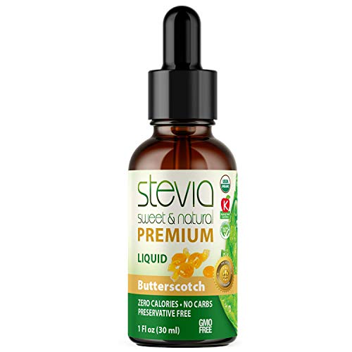 Stevia Intl Butterscotch Premium Quality Stevia Drops | Organic Liquid Stevia |Best Sugar Substitute | Pure Extract | Naturally Sweet | Non-Bitter
