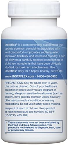 Instaflex Joint Support Supplement for Men and Women with Glucosamine, 90ct | Joint Health, Relieve Discomfort, Improve Flexibility, Increase Mobility