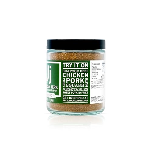 Spiceology Jamaican Jerk Caribbean Rub, 18 oz | BBQ Rubs, Spice Blends and Seasonings