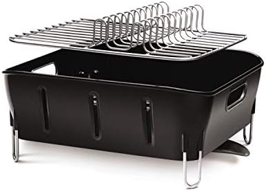 simplehuman Compact Dish Rack, White Plastic