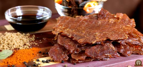 Mahogany Smoked Meats: Sweet N Spicy Turkey Jerky - 16oz