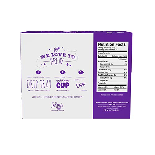 Joffrey's Coffee - Angel's Kiss, Flavored Coffee, Artisan Medium Roast, Arabica Coffee Beans, Chocolate & Coconut Cream Flavor