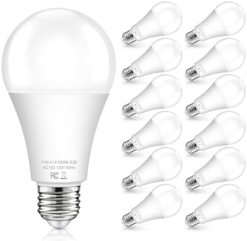 Dusk to Dawn Light Bulbs Outdoor, 11W Automatic On/Off Sensor Light Bulbs