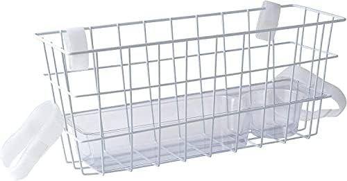 HealthSmart Durable Walker Accessories Basket For Walker | No Tools Needed | Secure Cup Holder & Tray | Walker Accessories Bag - Easy Installation