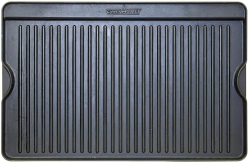 Camp Chef Cast Iron Griddle - 16 x 24, Non-Stick Grill/Griddle Sides
