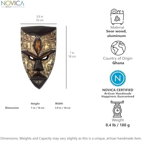 NOVICA unisex-adult Novica Mask