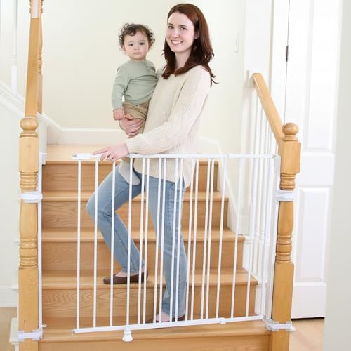 Regalo Safety 36" Extra Tall Baby Gate for Top of Stairs & Dooways