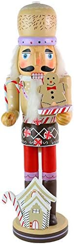 Gingerbread Chef Christmas Wooden Nutcracker - Xmas Figure Decoration 14"
