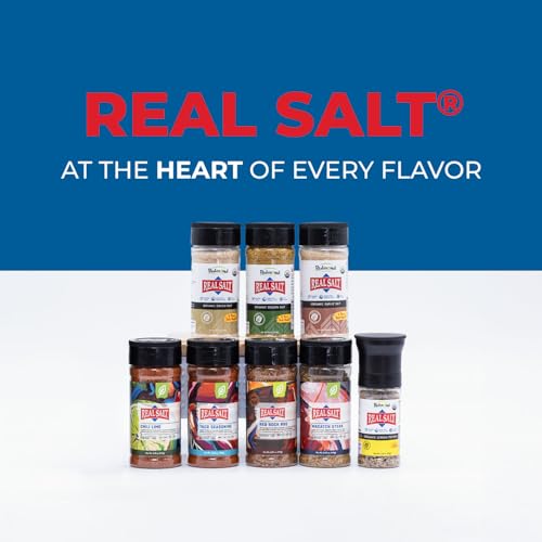Redmond - Real Salt Seasoning, Natural Unrefined Gluten Free 8.25 Ounce