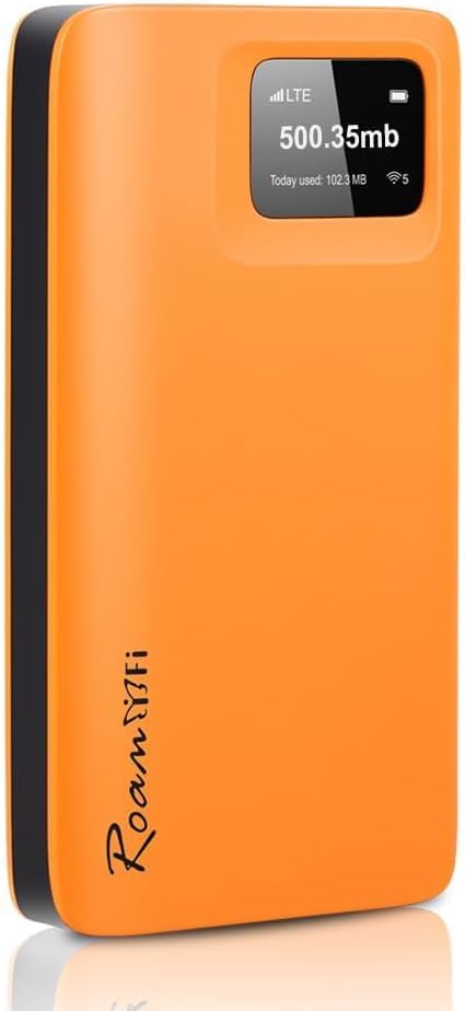 RoamWiFi Mobile Hotspot Pocket WiFi, Portable WiFi No SIM Card Needed, MiFi