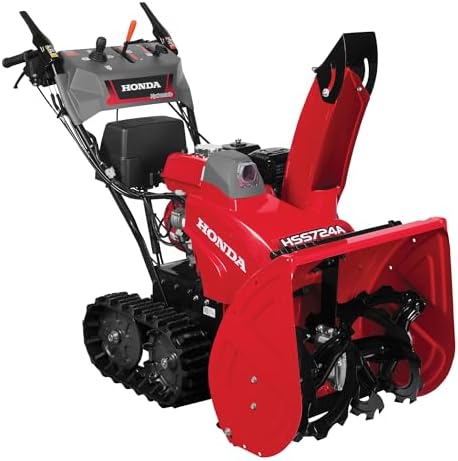 Honda HSS724 23.8-Inch Two Stage Snow Blower with Electric Start and Track Drive