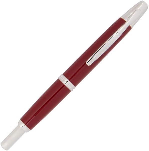 PILOT Vanishing Point Collection Refillable & Retractable Fountain Pen, Matte Black Barrel, Blue Ink, Fine Nib (60580)