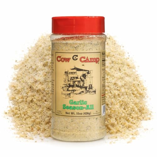 Cow Camp, Seasoning-Garlic, 15 Ounce