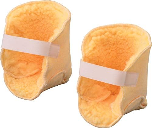 NOVA Heel Protectors with Soft Fleece Lining, Pressure Relief Heel Cushions for Bed Sores, Heel Pain & Ulcers, Breathable, Adjustable Velcro Straps