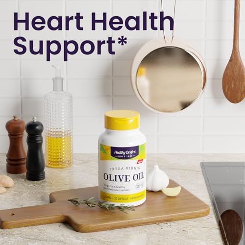 Healthy Origins Extra Virgin Olive Oil 1,250 mg, 120 Softgels