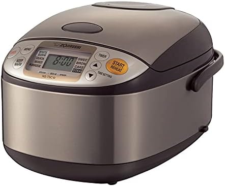 Zojirushi Ns TSC10 5.5 Cup Micom Rice Cooker and Warmer, 1.0l | LCD controls, delay timer