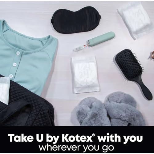 U by Kotex Maxi Pads, Overnight, Unscented 14 ea (Pack of 5)