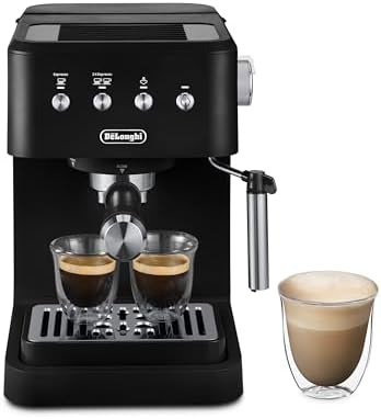 De'Longhi Stilosa Compact Manual Espresso Machine, Manual Milk Frother