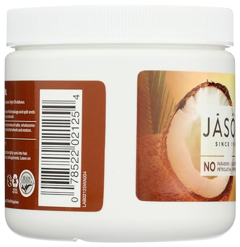 Jason Organic Unrefined Oil, Smoothing Coconut, 15 Oz