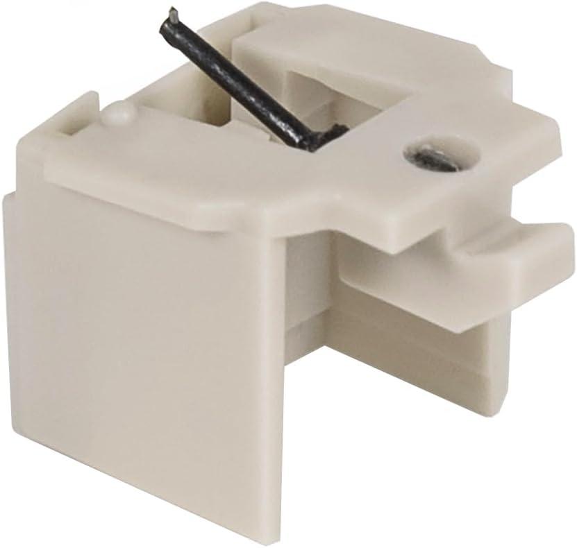 Crosley NP5 Replacement Needle,White | ABS Plastic Composition , Sapphire Tip, 3-Speed Turntable (33 1/3, 45 & 78 RPM)