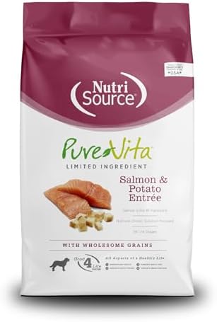 Nutri Source Purevita Grain Free Venison Dog Food 25Lb | Limited Ingredient, Single Protein, Sensitive Stomach, Allergy, Digestive Health