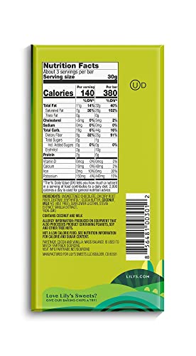 LILY'S Almond Dark Chocolate | 3 ounce, 4-Pack