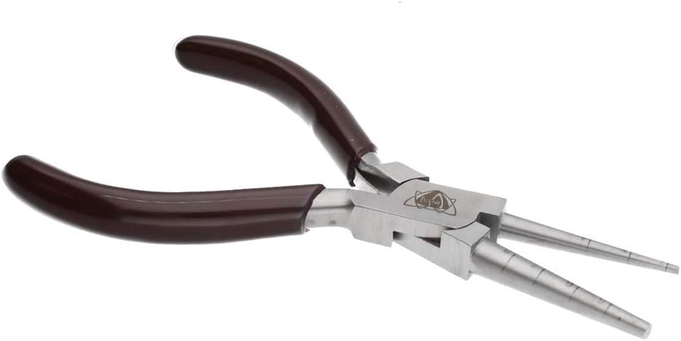 The Beadsmith Vintaj Loop Rite Pliers – Make Perfect Wire Loops in 7 Sizes (2–8mm), Jewelry Making Tool for Jump Rings
