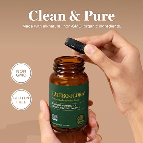 Latero-Flora Probiotic 60 count by Global Healing Center