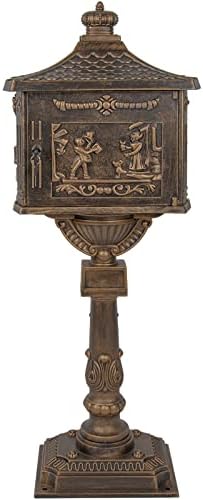 Polar Aurora Mailbox Cast Aluminum Bronze Mail Box Postal Box Security Heavy Duty New