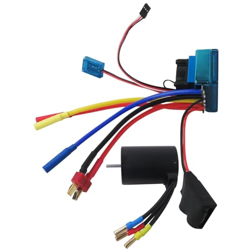 New Brushless Motor ESC Combo Set 3900KV 120A for 1:8 1:10 1:12 Scale RC Vehicles