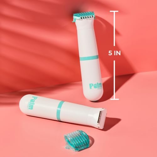 PalmPerfect Bikini Trimmer for Women, Dual Blade, Waterproof, Wet/Dry | Bikini grooming, hair trimmer women, bikini line, sensitive areas