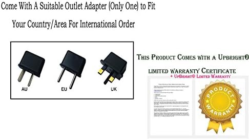 UpBright 9V AC/DC Adapter Compatible with Hyper Tough 7046 HT HT7046 FSI 60-625 2500-Lumen Li-Ion LED Lithium-Ion Rechargeable Battery Work Light