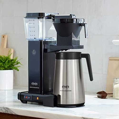 Technivorm Moccamaster 79317 KBGT thermal Carafe 10-Cup Coffee Maker 40 Ounce, Stone Grey 1.25l