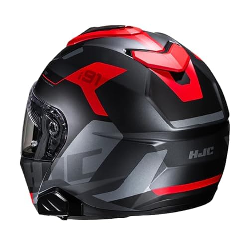 HJC i91 Carst Modular Motorcycle Helmet with HJ-33 Pinlock Shield, DOT Approved (MC1SF, X-Large)