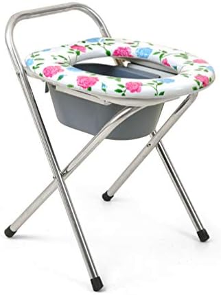 Folding Commode Chair Over Toilet,Bathroom Shower Chair,Can be Used as Raised Toilet Seat Riser